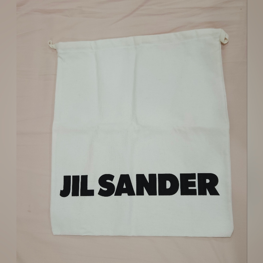 NEW Jil Sander Big Canvas Dust Bag / Storage Bag In Cream